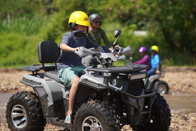 2-3 hrs. ATV Mae Wang Adventure, Feeding, Rafting &Waterfall Tour - Bamboo rafting on the Mae Wang River: the calmer chapter