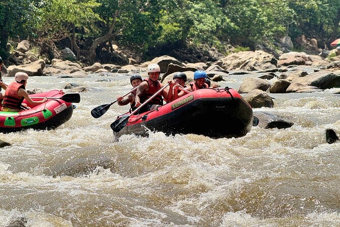 7 Hour Sticky Waterfall and Double Rafting Adventure - Climbing the Sticky Waterfall: Limestone Steps and Cooling Pools