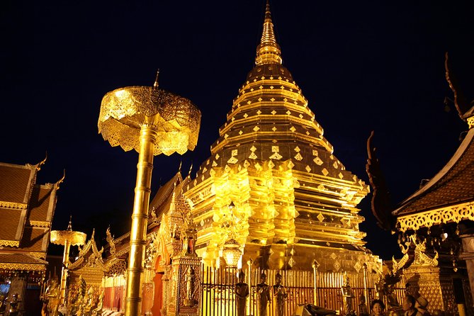 Best seller!! Amazing Night tour, Doi Suthep + Wat umong - Top Must visit! - Why a night temple tour beats the daytime routine