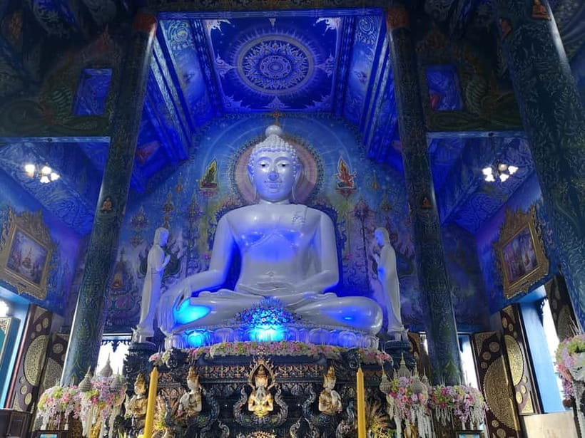 Chiang Mai: Chiang Rai Temples and Long-Neck Karen Village - Wat Huay Pla Kang: the 25-story Guan Yin and top views