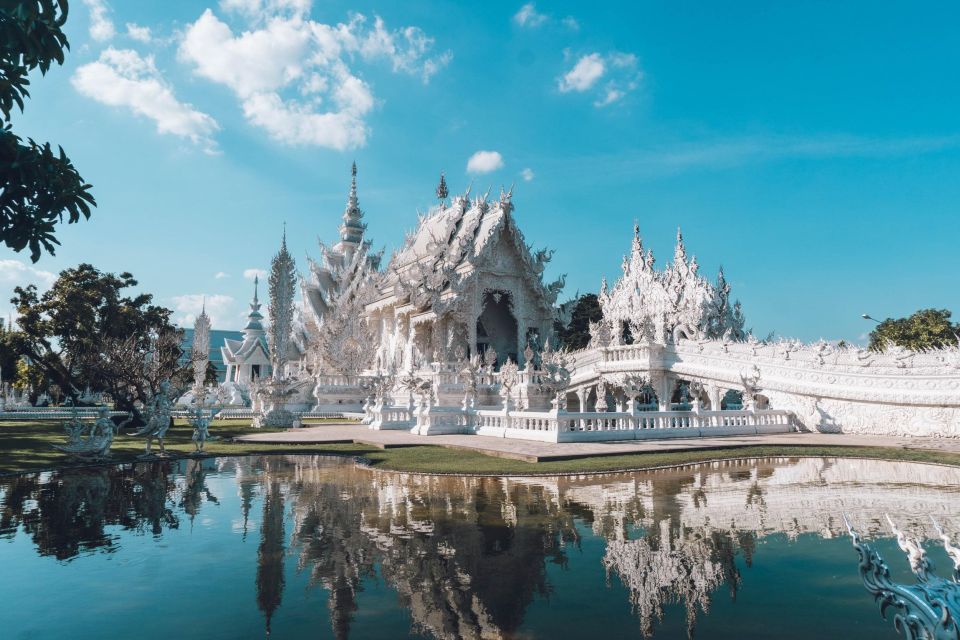 Chiang Mai: Chiang Rai Temples & Black House Discovery Tour - White Temple in Wat Rong Khun: Sparkle, Symbols, and Crowd Reality