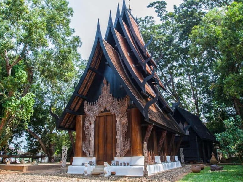 Chiang Mai: Chiang Rai White, Blue & Black Temples Day Tour - Baan Dam Museum (Black House): Artist-Driven Weirdness in the Best Way