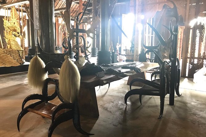 Chiang Mai-Chiang Rai: White Temple-Blue Temple-Lalita Cafe - Stop 2: Baan Dam Museum (Black House) for surreal architecture fans