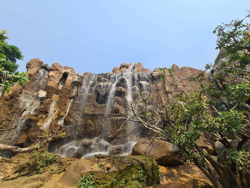 Chiang Mai: Dantewada Land of Angels & Sticky Waterfall Tour - Dantewada Land of Angels: Waterfall Park Fun With Gardens, Cafés, and a Cave