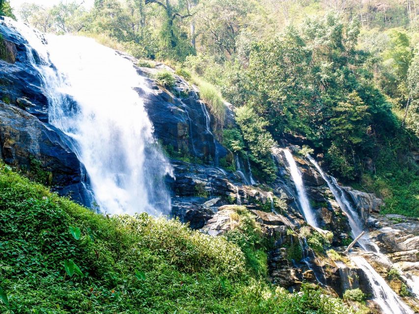 Chiang Mai: Doi Inthanon, Waterfalls, & Tribal Villages Tour - Waterfalls at Wachirathan or Sirithan: when rain becomes part of the show