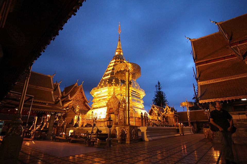 Chiang Mai: Doi Suthep & Wat Umong Twilight Tour with Pickup - Wat Umong After Dusk: Tunnels, Lanna Art, and a Different Kind of Quiet