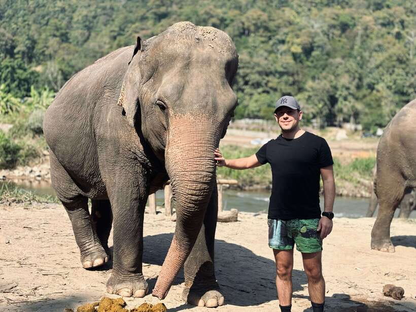Chiang Mai: Elephant Sanctuary Feeding Program Half-Day Tour - River Stop for Swimming and Bathing: Elephant-First, Water-Ready