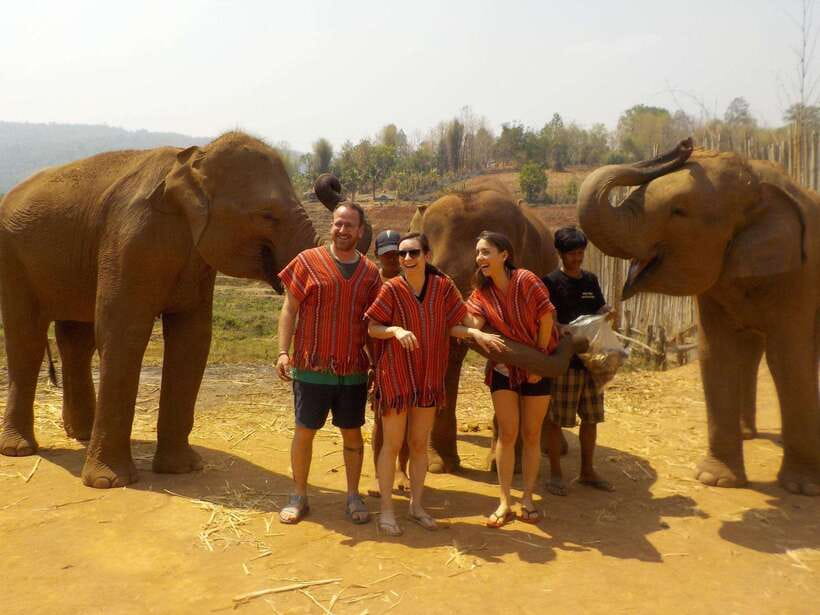Chiang Mai: Elephant Sanctuary Local Hill Tribe Caretakers - What to pack for elephant mud, river time, and a waterfall trail