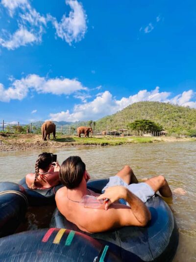 Chiang Mai Half-Day Adventure: River Tubing & Waterfall - River Tubing Past Elephant Nature Park: Wildlife Watching Without the Drama