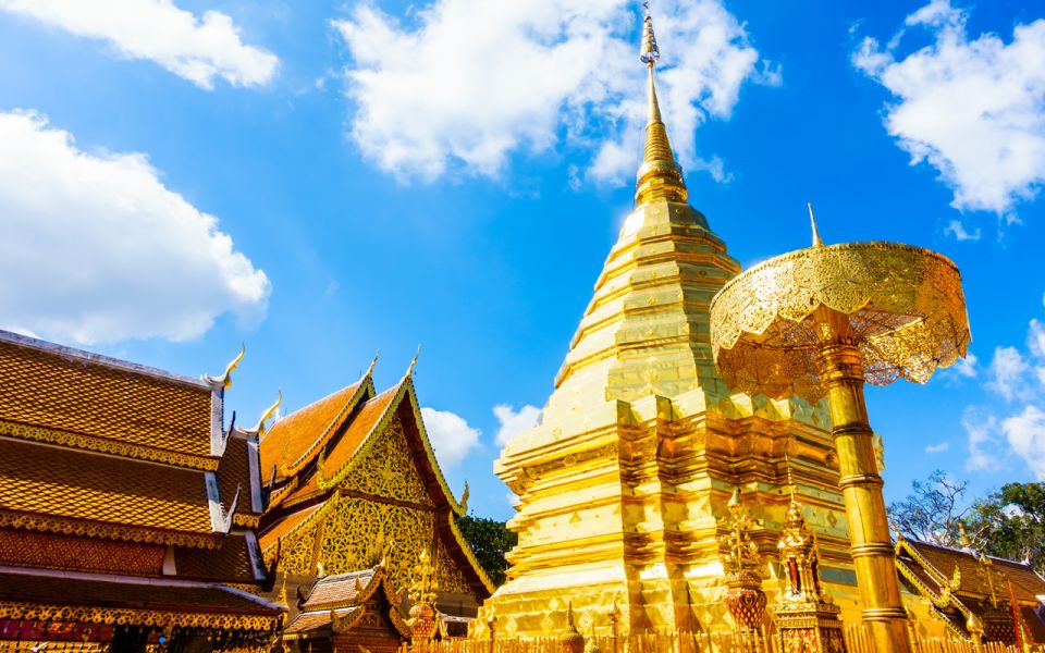 Chiang Mai: Half day Doi Suthep and Meo Village - Wat Phra That Doi Suthep: Temple Complex and Chiang Mai Views