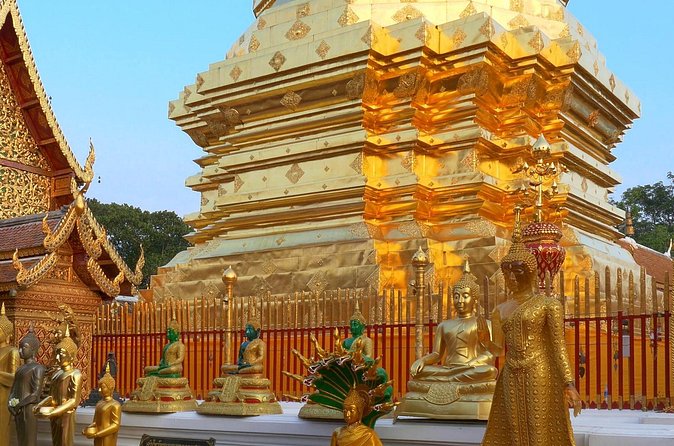 Chiang Mai Iconic Temples and City Tour - Wat Suan Dok: bell-shaped stupa and a 14th-century stop