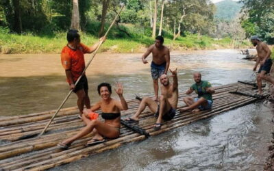 Chiang Mai: Jungle Trek, Elephants care & Bamboo Rafting - Bamboo Rafting on a Jungle River: The Calm Middle of the Day