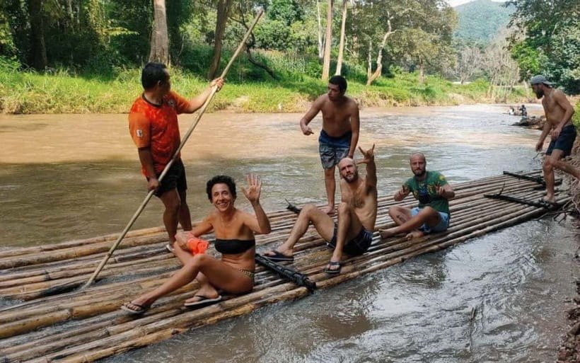 Chiang Mai: Jungle Trek, Elephants care & Bamboo Rafting - Bamboo Rafting on a Jungle River: The Calm Middle of the Day