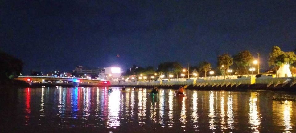 Chiang Mai: Ping River Night Kayaking into City Center - Mai Yai trees, bridge lights, and the soundtrack of the river