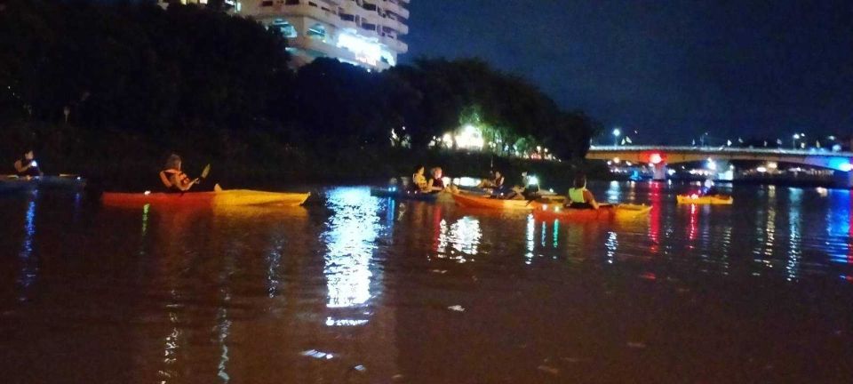 Chiang Mai: Ping River Night Kayaking into City Center - Gear for night paddling: what’s included and what you should bring