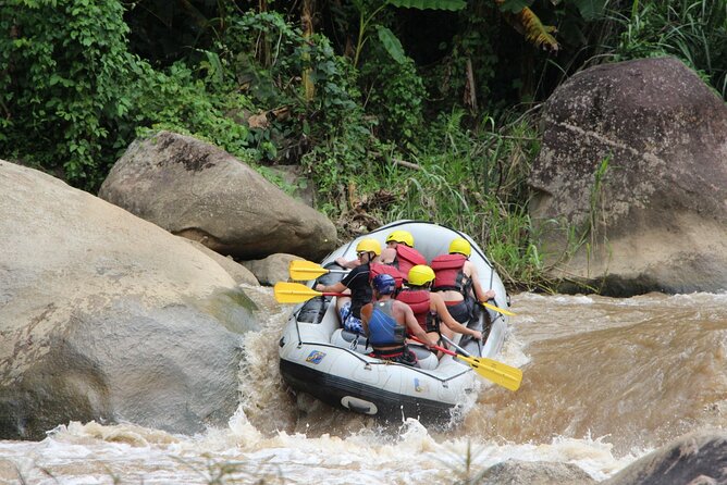Chiang Mai Rafting in Mae Taeng River with Thai Buffet - Waterfall Time: Slide, Sticky Fun, and a Slight Climb