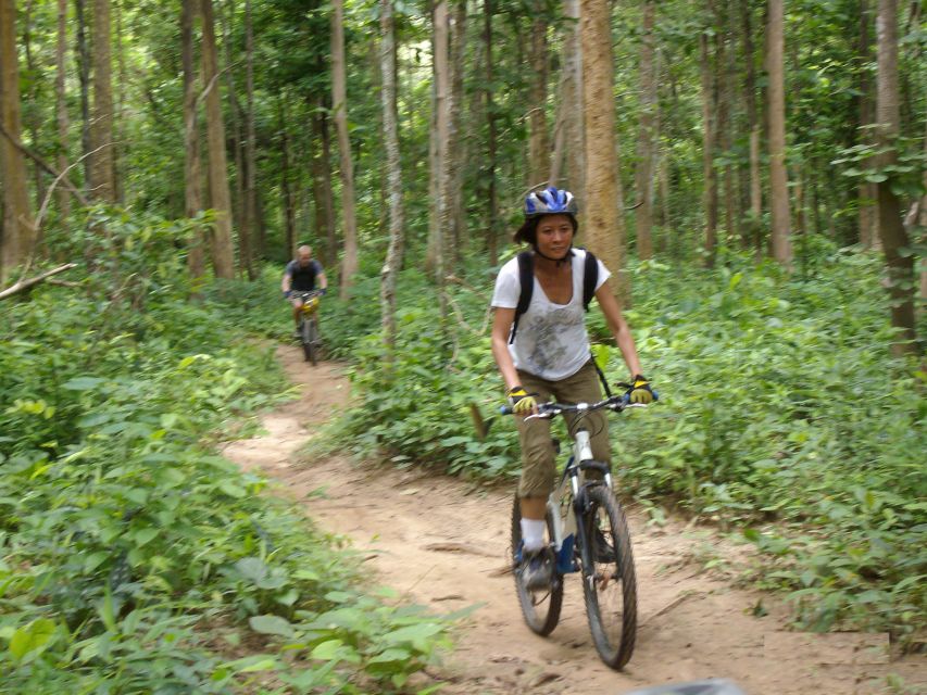 Chiang Mai: Rainforest Guided Mountain Biking Tour - Riding Reality Check: 22 km, 100 m, and What to Expect on Trails