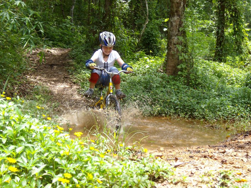 Chiang Mai: Rainforest Guided Mountain Biking Tour - Wat Doi Thaen Phra Pha Luang: Photos, a Swim, and the First Trail Stretch
