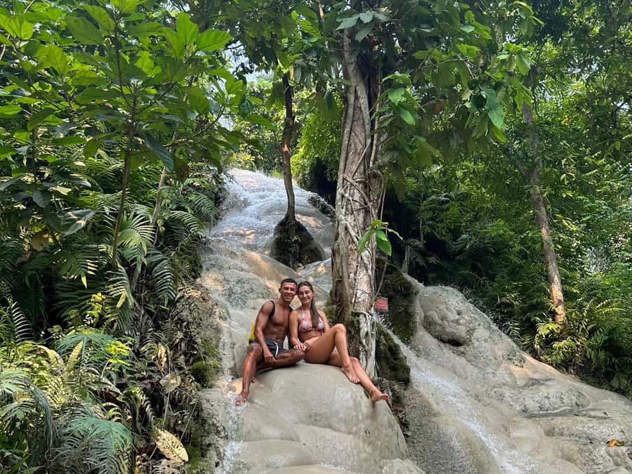 Chiang Mai : Sticky waterfall (Half Day Tour) Hotel Transfer - Hotel Pickup, Van Ride, and Two Hours at the Falls