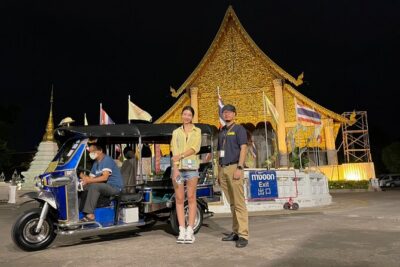 Chiang Mai Street Food Tour by Tuk Tuk with Pick Up - Getting picked up and settling in for the 4-hour route
