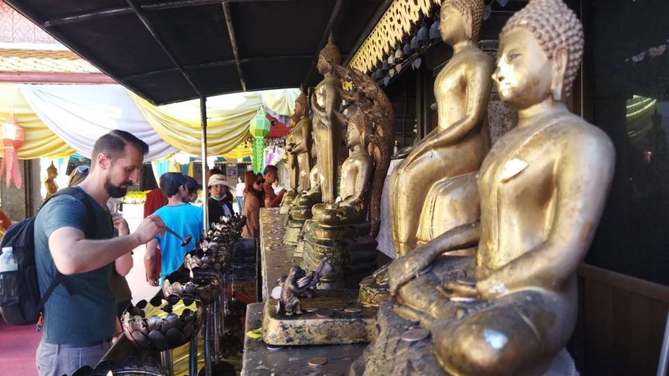 Chiang Mai: Wat Pha Lat & Wat Phra That Doi Suthep Tour - Wat Phra That Doi Suthep: 306 Steps to a Gold Pagoda and Relic