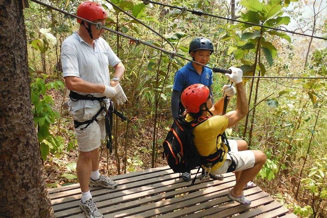 Chiang Mai Zipline White Water Rafting and Elephant Sanctuary - White-water rafting after a full day: timing and energy
