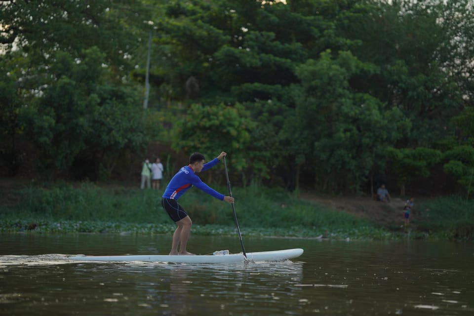 Chiang Mai:Explore kayaking through Mae Ping River on sunset - Kayaking about two hours: paddling 5–6 km with bridges, birds, and city lights