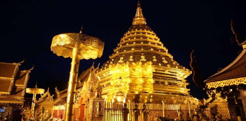 Chiang Mai:Wat Phra That Doi Suthep & Wat Umong Evening Tour - Wat Phra That Doi Suthep: Golden Stupa and the Naga Staircase