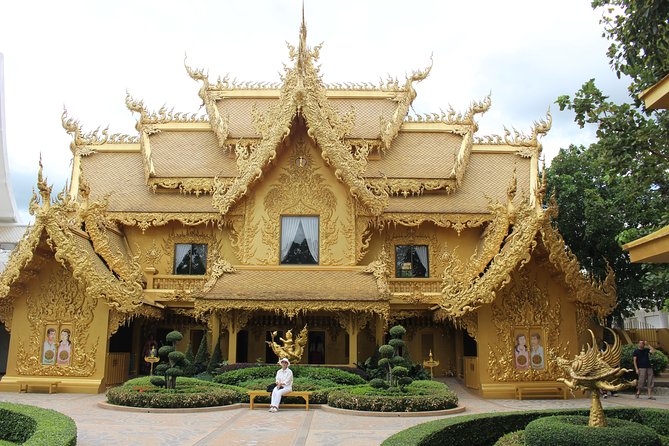Chiang Rai Day Tour from Chiang Mai: White Temple & More w/ Lunch - Wat Huay Pla Kang: Big Guan Yin, Chinese + Lanna Mix, and Mountain-View Energy