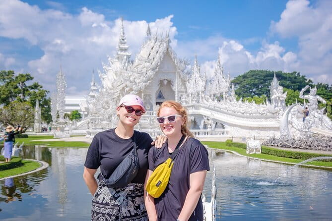 Chiang Rai White Blue Red Temples with Hot Spring from Chaing Mai - Wat Rong Khun White Temple: Mirror-Like Detail and Symbolic Layout