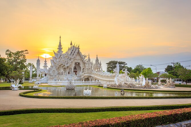Chiang Rai Wonders: White, Blue & Red Temples and Hot Spring - Stop 4: Wat Rong Seur Ten (Blue Temple) for indigo interiors and gold accents