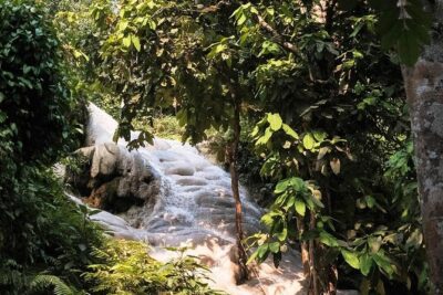 Climb Sticky Waterfall Like a Spiderman - Hotel pickup and the private-vehicle comfort game