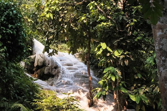 Climb Sticky Waterfall Like a Spiderman - Hotel pickup and the private-vehicle comfort game