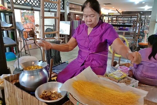 Completed Thai Silk Class Experience - Thai Silk Basics With Real Hands-On Craft Time