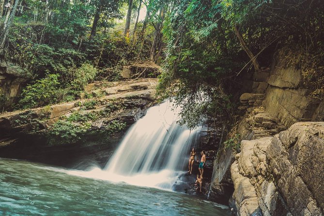 Elephant Sightings , Bamboo Rafting Through The Jungle, Swimming In a Waterfall - Lunch, Water, and the Go-At-Your-Own-Pace Style
