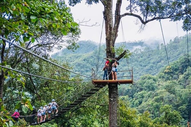Extream Zipline @ Kingkong Smile and Dip in Hot Spring - What the ride feels like: speed, repeated runs, and those long segments