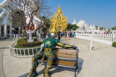 From Chiang Mai: White and Blue Temple & Golden Triangle Day Trip - Wat Rong Khun (White Temple): The Art-First Stop You’ll Remember