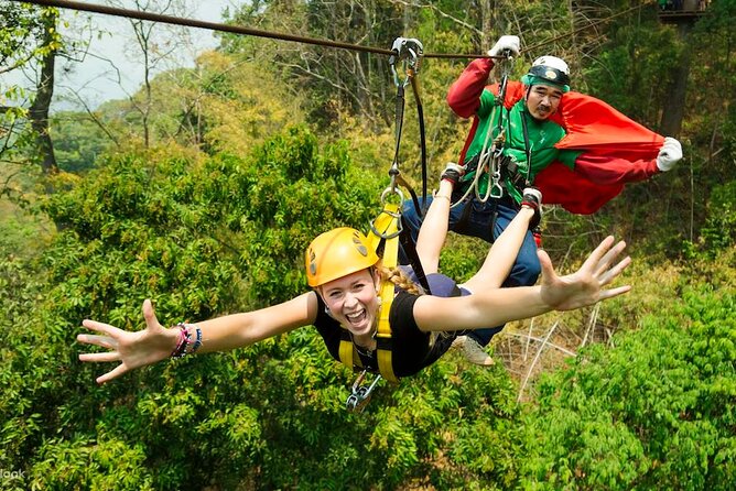 Full Day Chiang Mai Zipline Adventure, Rafting, ATV-ing, and Sticky Waterfall - ATV jungle sightseeing: overland fun that breaks up the action