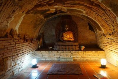 Half Day Umong Temple and Monk Chanting at Doi Suthep Temple ( Private tour) - Wat Umong: tunnels, Buddha Dhamma garden, and the meditation question