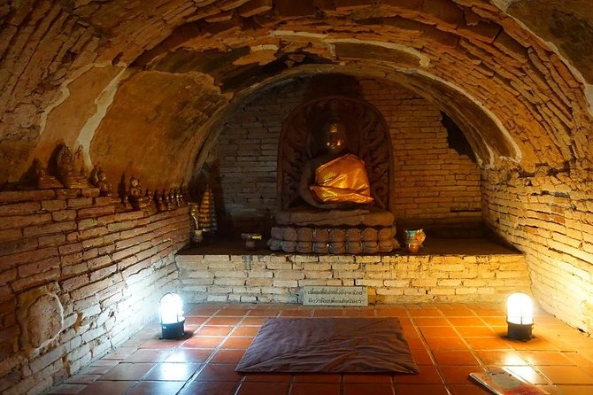Half Day Umong Temple and Monk Chanting at Doi Suthep Temple ( Private tour) - Wat Umong: tunnels, Buddha Dhamma garden, and the meditation question