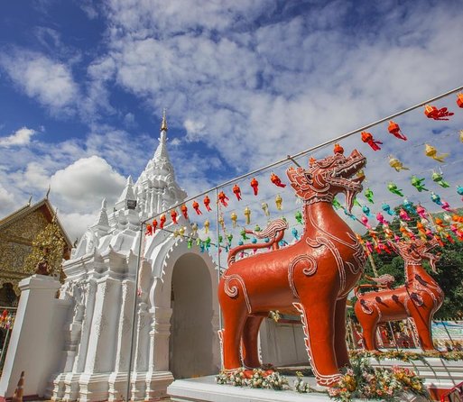 Lamphun and Lampang City Temples Small Group Tour – Full Day - Wat Chamthewi (Wat Ku Kut): the chedi with 60 Buddha statues