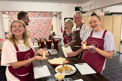 Lanna Smile Thai Cooking Class in Chiang Mai with Market tour - Pickup in Chiang Mai Old City, plus an AC kitchen that actually helps
