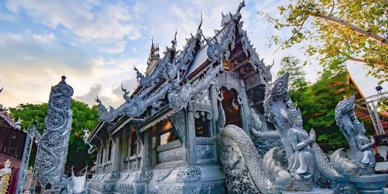 Long Neck Village, Silver Temple & Chiang Mai Top Sites - Wat Sri Suphan Silver Temple: Handcrafted Art and Gender Access Notes