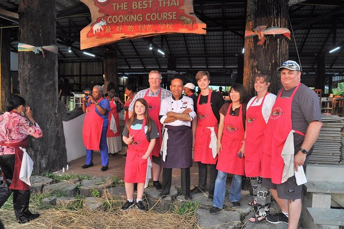 Morning Cooking Class in Organic Farm with Local Market Tour - Key points