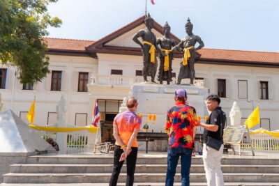 Old Town History and Culture Walking Tour at Chiang Mai - Starting at the Three Kings Monument: King Mangrai First