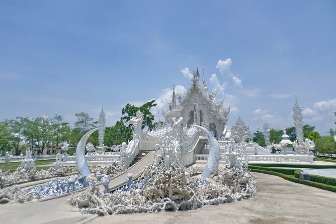 One Day Tour Chiang Rai(White Temple , Blue Temple, Black House) Private Tour - Wat Rong Seur Ten Blue Temple: the magic is inside, and construction adds texture