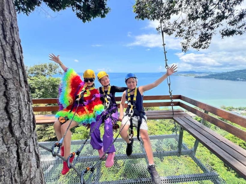 Phuket: Skyline Flying Zipline by the Sea Experience - After the last zip: snacks, water, and the ride back