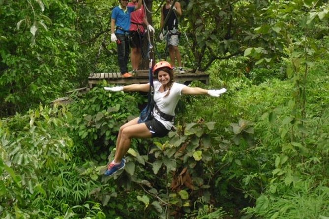 Private Chiang Mai Tour to Bua Thong Waterfalls and Ziplining - Forest Ziplining in Chiang Mai: A Full Hour Above the Trees
