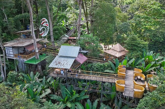 Sky Hawk Zipline Adventure with Optional ATV in Chiang Mai - Entering the Treetop Course: Platforms, Ziplines, and Sky Bridges
