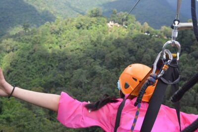 Skyline Jungle Luge - Zipline over 900 meters: what 20 platforms really means